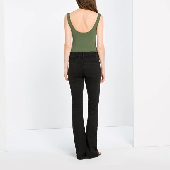 Sandro | Pacifik Flared Jeans in Black - Picture 2 of 9